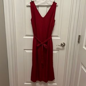 VGUC Ann Taylor V-neck red dress